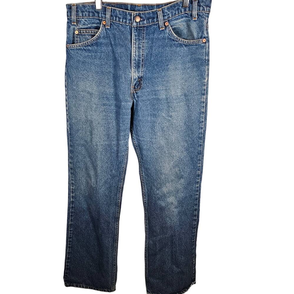 Vintage 1982 Levi's Mens 36x34 506 Bootcut Denim Jeans Orange Tab USA Made